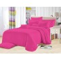 Ensemble de 2 draps , 4 oreillers couleur unique