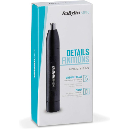 BaByliss E650E – Tondeuse Nez et Oreilles Haute Précision