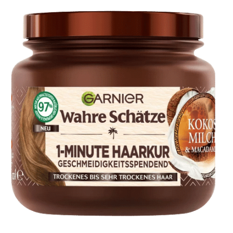 Garnier Ultra Doux Masque Remède – Lait de Coco & Macadamia – 340 ml