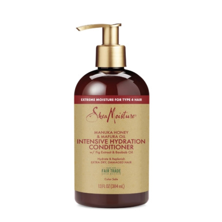 Shea Moisture – Après-Shampoing Revitalisant Miel de Manuka & Huile de Mafura (384 ml)