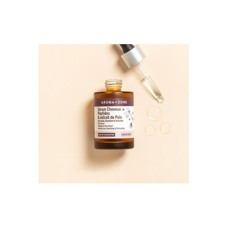 Aroma Zone – Sérum Cheveux Anti-Chute Peptides & Extrait de Pois 50 ml