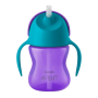 Philips Avent Tasse d’apprentissage à Paille 200 ml (Violet/Vert à partir de 9 mois)